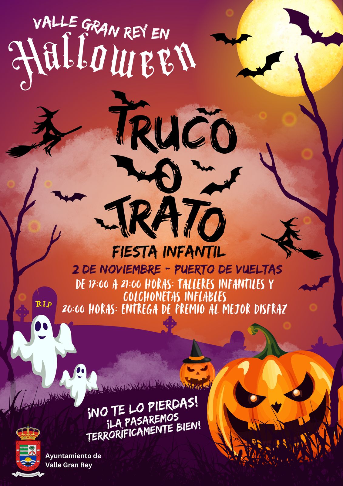 programme Halloween 2024 Valle gran rey