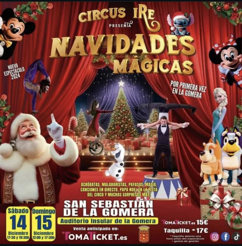 circus ire navidades magicas