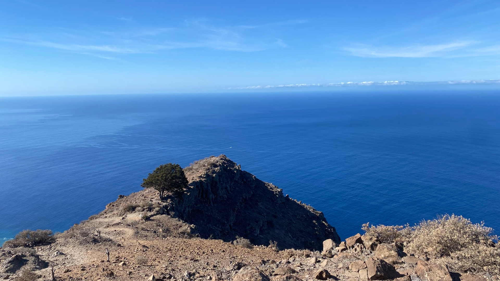 vue depuis la montagne de valle gran rey 