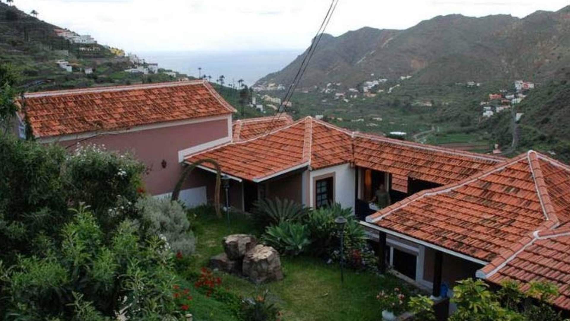 vue de l'Hotel Rural Ibo Alfaro à Hermigua à La Gomera