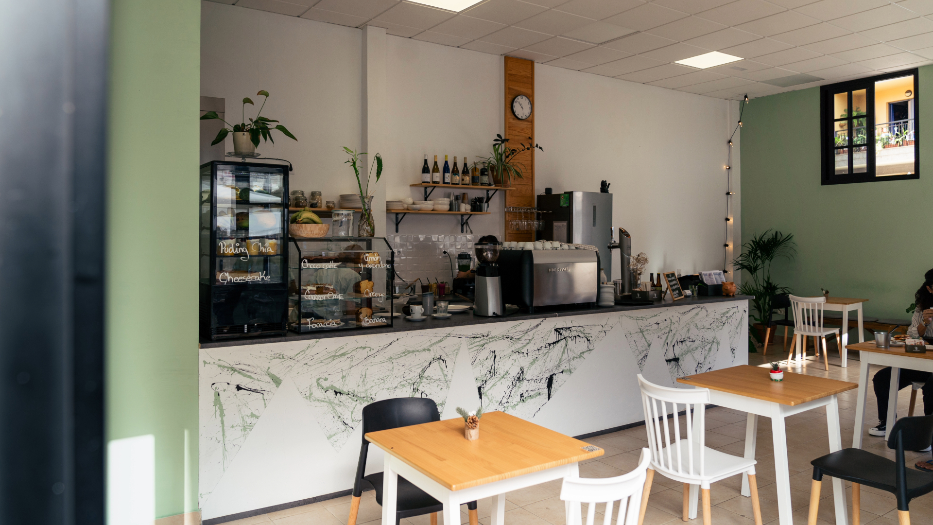 intérieur du café maitia à valle gran rey